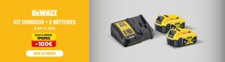 kit chargeur 2 batteries Dewalt