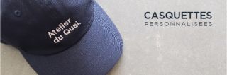 Casquettes personnalisées – Atelier du Quai