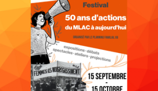 Affiche du festival Lutter pour avorter