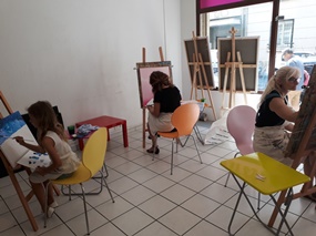 cours de peinture lyon Atelier ROI SOLEIL, cours de dessin et peinture