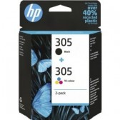 ORIGINAL HP 305 Multipack standard Noir + Couleurs 6ZD17AE - 120 + 100 pages