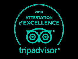 Tripadvisor a décerné l'Attestation d'Excellence à l'Agence Wake Up Lyon Live Escape Game.